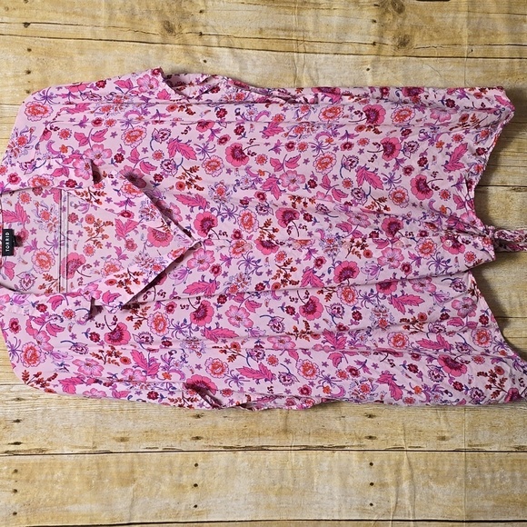 Torrid | Women | Top | Tie Front | Pink | Size 4 (Equiv 3x) - Picture 4 of 9